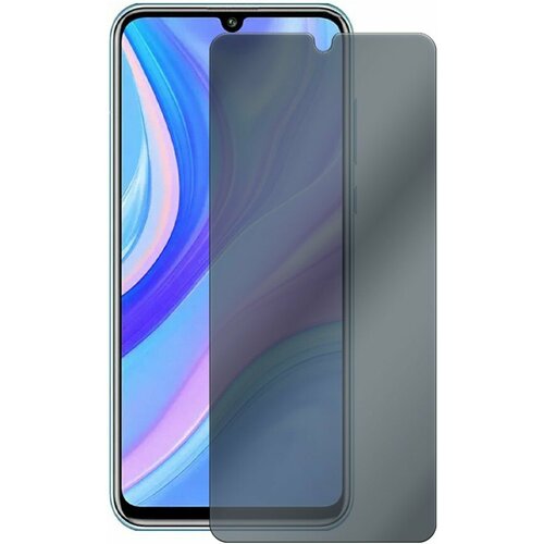Защитное полноэкранное стекло Антишпион на телефон Huawei P30 Lite / Противоударное стекло 5D для смартфона Хуавей Р30 Лайт с олеофобным покрытием бесцветный, черный