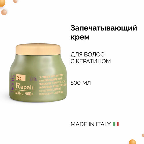 BES Запечатывающий бальзам для волос SILKAT REPAIR R2 Magic Potion (pH 4), 500 мл