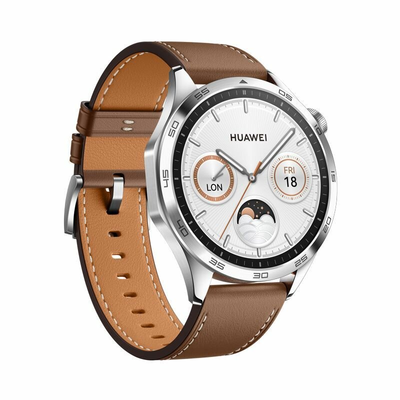 Умные часы HUAWEI Watch GT 4, (PNX-B19), Коричневый, (55020BGX) — фото 1