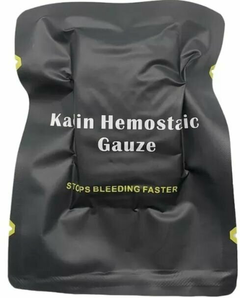 Кровоостанавливающие Препараты Бинт каолин Hemostatic Gauze 7.5х150 см