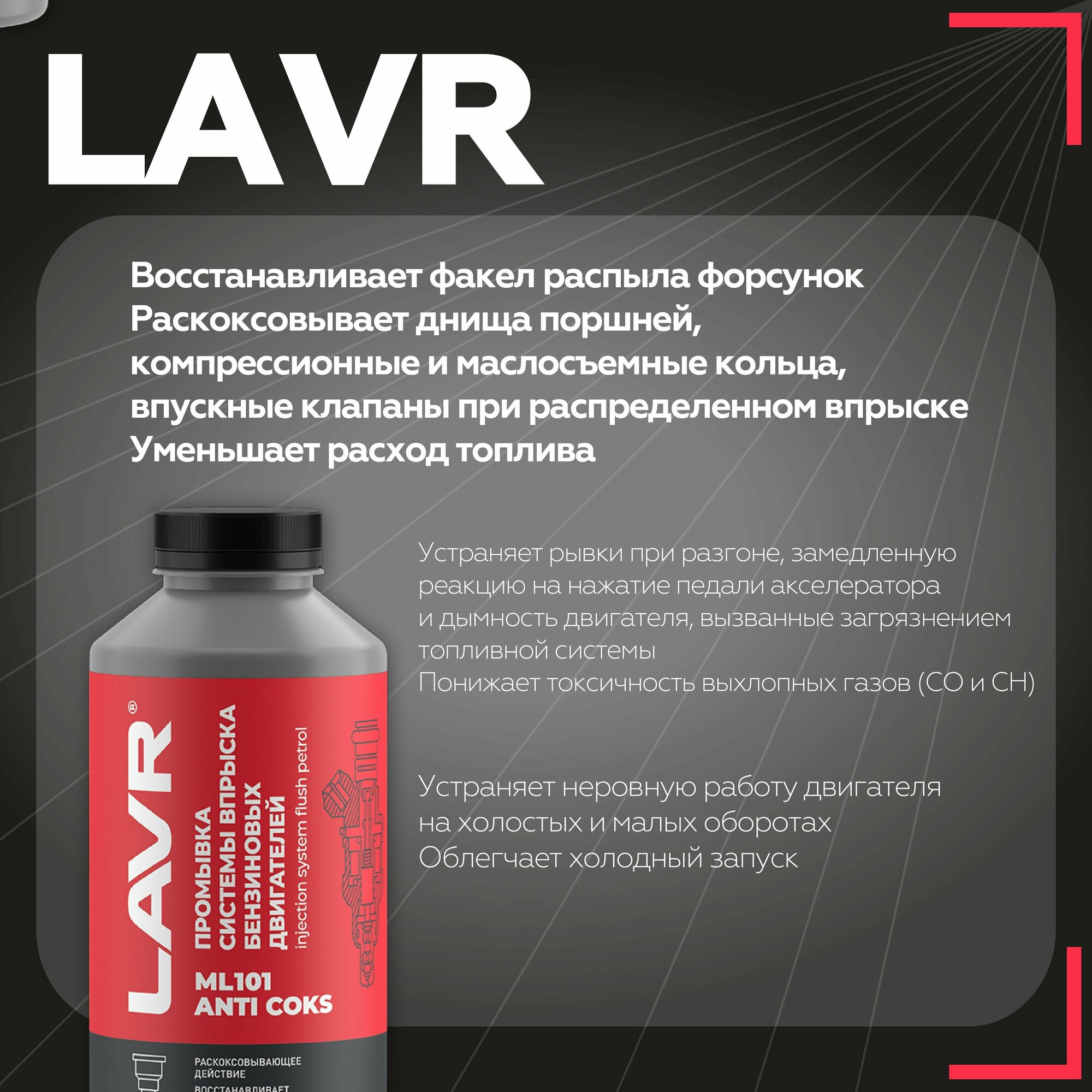 LAVR Промывка инжекторных систем ML101