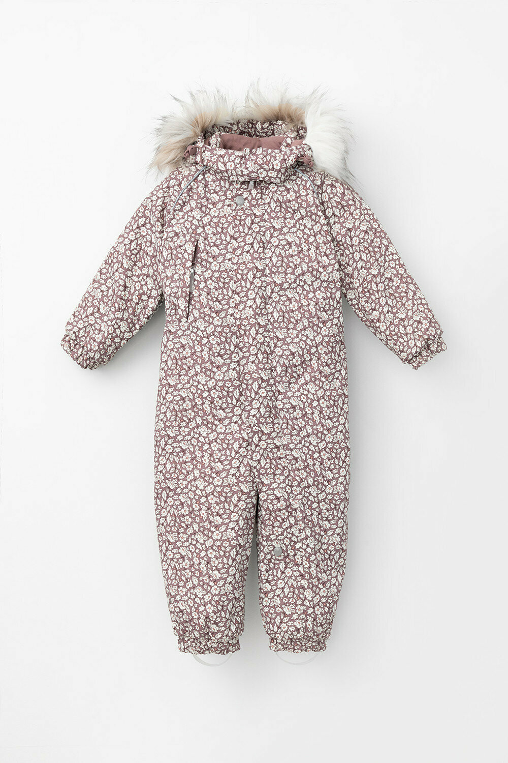 фото Комбинезон зимний для новорожденного Crockid, розовый