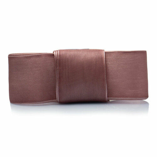 Шнурки из органзы 110 см, ширина 38 - пепельно-розовые