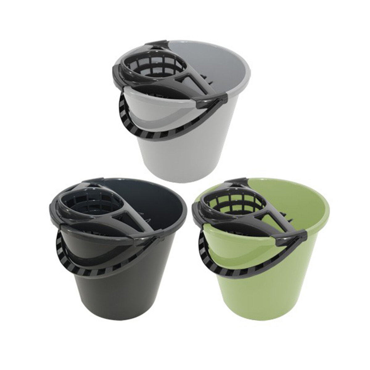 фото Ведро Моп с отжимом York,10 л, микс