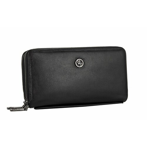 Портмоне , фактура гладкая, черный