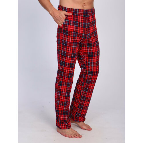 фото Брюки рутатекс, размер 60/62, красный