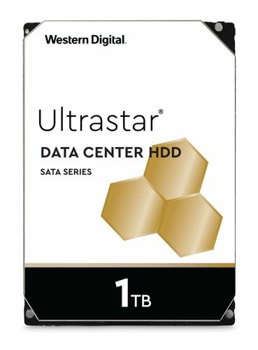 3.5" 1 ТБ Жесткий диск WD Ultrastar DC HA210 (1W10001) - SATA III, 6 Гбит/с, 7200 об/мин, кэш память - 128 МБ, RAID Edition