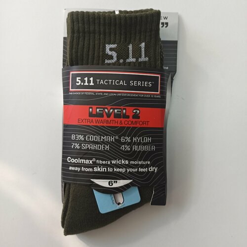 фото Тактические термоноски 5.11 tactical series level 2 (олива)