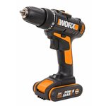 Аккумуляторная дрель-шуруповерт Worx 20V с двумя аккумуляторами 1,5 Ah - изображение