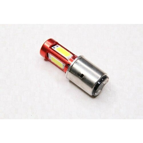 Светодиодная лампа головного света (ближний-дальний, очень яркая!) 12В S2 H6 25W 6500к