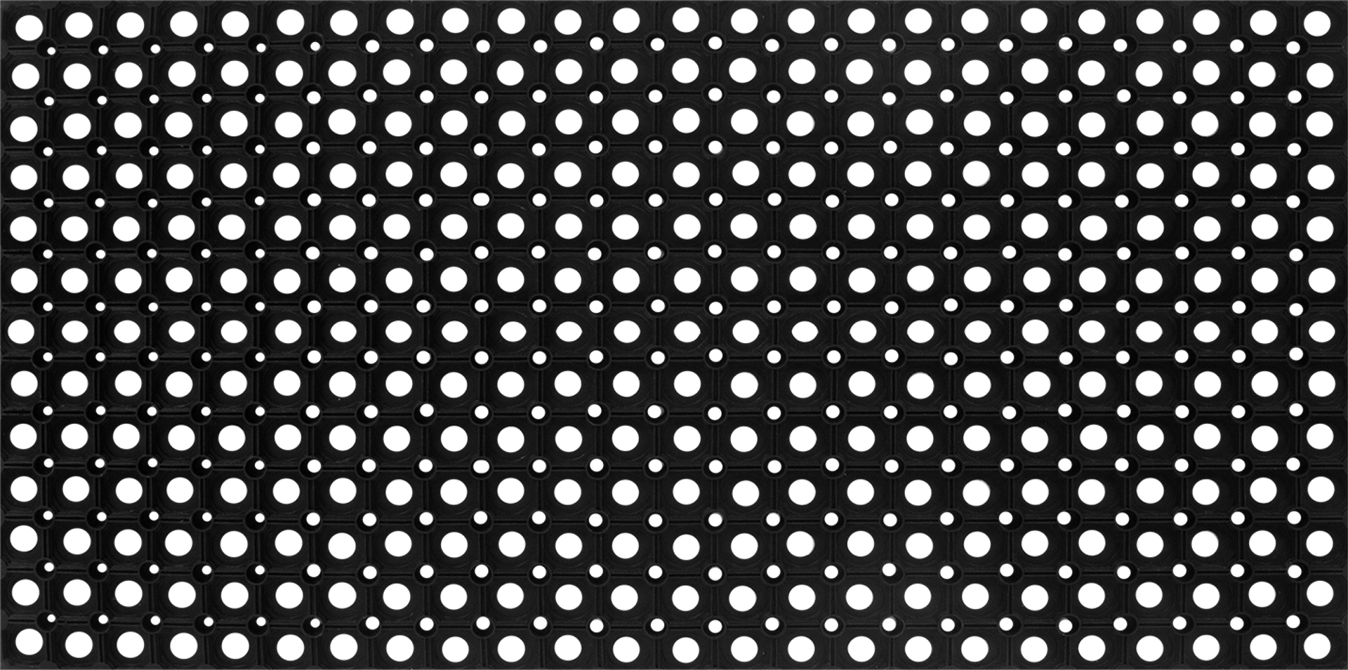 Коврик Inspire Flavio 50x100 см резина цвет чёрный
