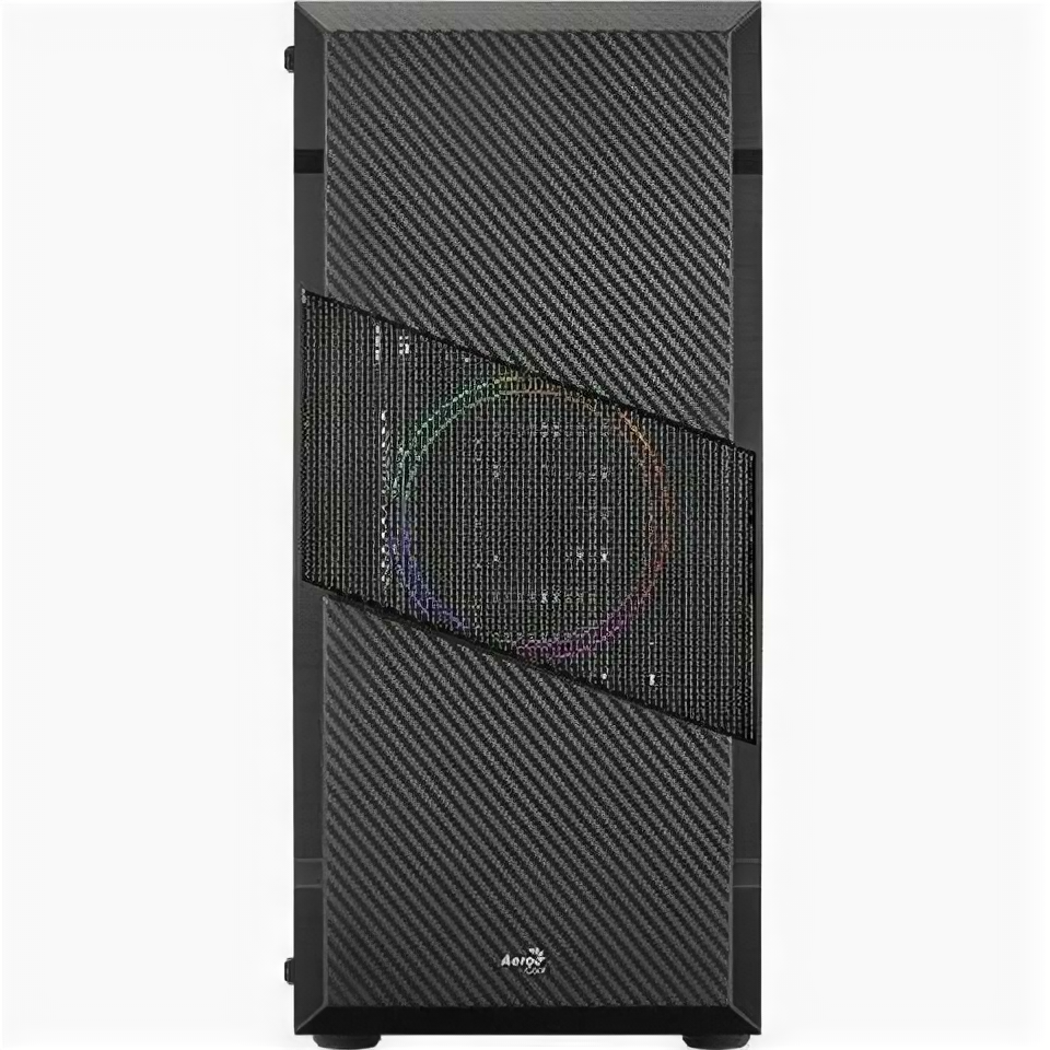 Корпус ATX AEROCOOL Menace Saturn FRGB-G-BK-v1, Midi-Tower, без БП, черный - фото №13