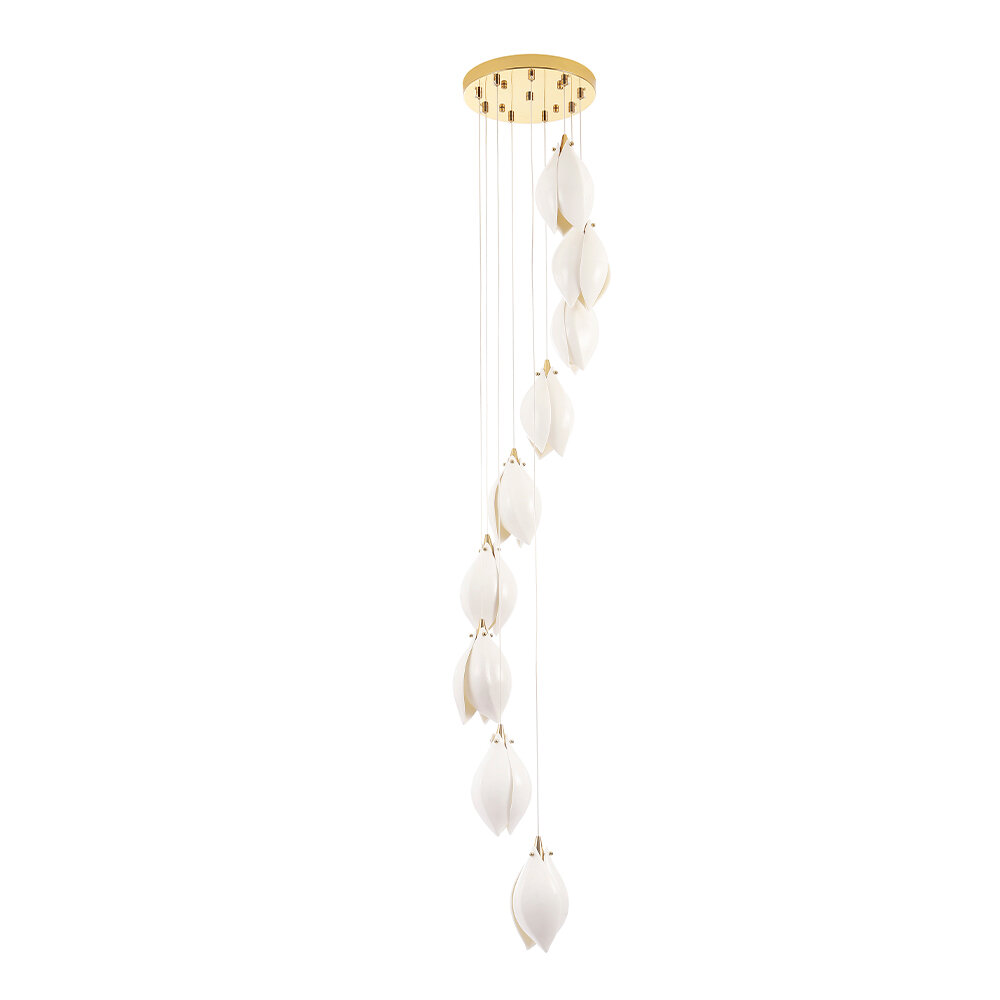 фото Каскадная люстра Crystal Lux FLOWERS SP9