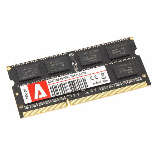 Оперативная память Azerty NB-4G-DDR3-PC3-1333 SODIMM 4Gb DDR3 1333МГц 122000₽