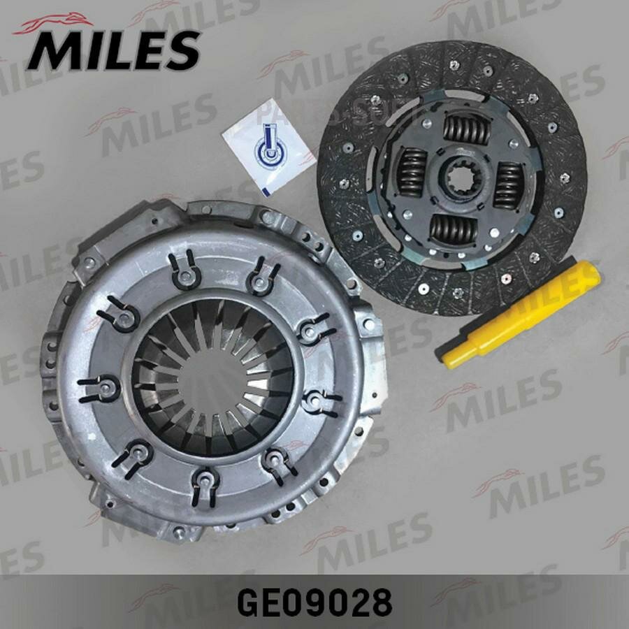 MILES GE09028 Сцепление комплект без подшипника (UAZ 469/HUNTER/PATRIOT 2.7 ZMZ-409) (LUK 624318609) GE09028