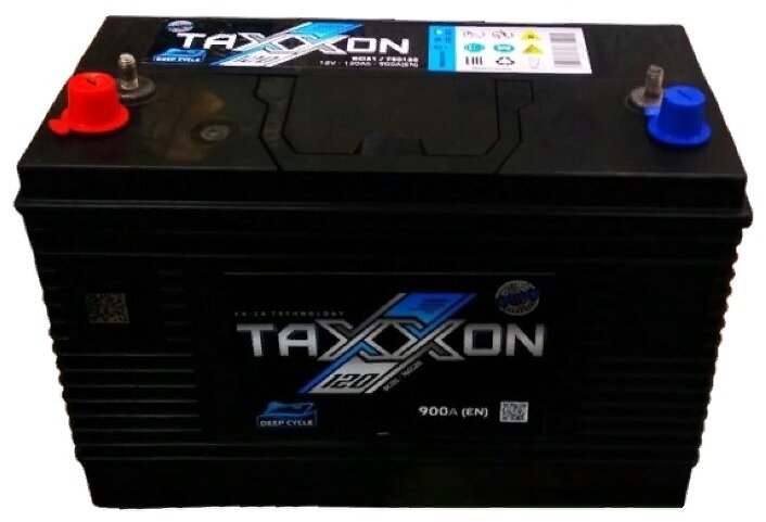 Аккумулятор Taxxon Marine 120 А/ч 900 А прям. пол. BCI31/ 760120 (330х172х234) для катеров, лодочных моторов; Deep Cycle/Starting