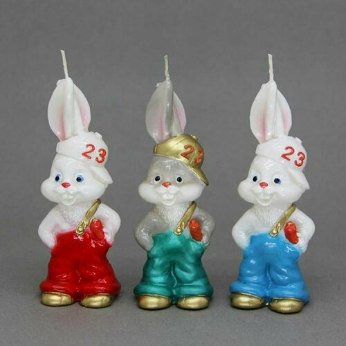 Магия праздника свеча новогодняя «Кролик в штанишках» 2106