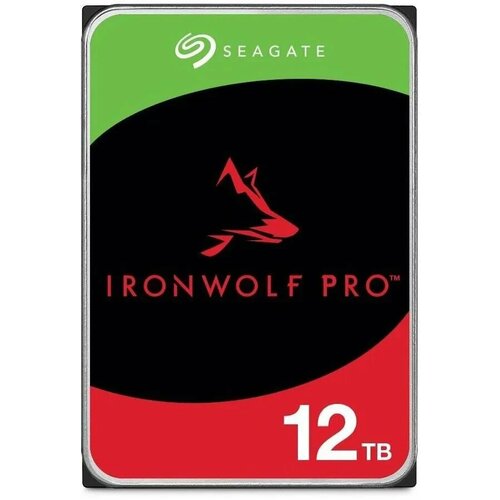 Жесткий диск Seagate Ironwolf Pro SATA-III 12Tb (ST12000NT001) жесткий диск seagate ironwolf pro 12 тб 3 5 st12000nt001