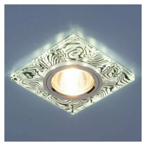 Встраиваемый точечный светильник Elektrostandard 8361 MR16 WH/BK белый/черный