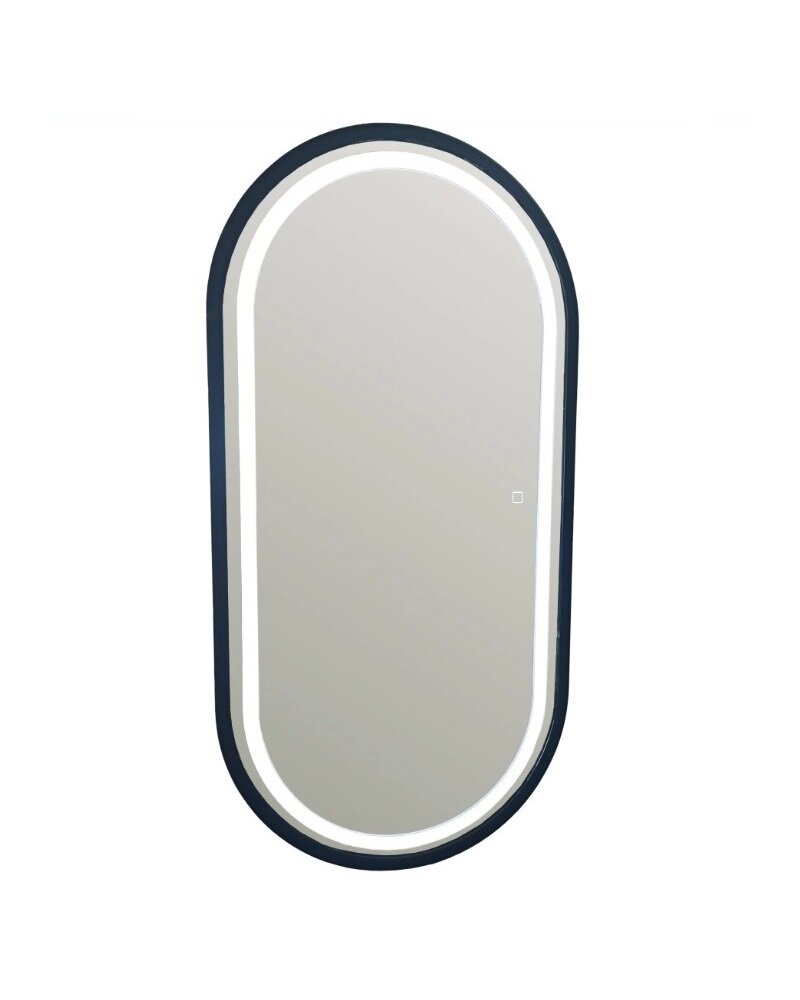 фото Зеркало "Виола-лофт" 500х1000 (Сенсорный выключатель, рама пластик, гор-вер) зеркало