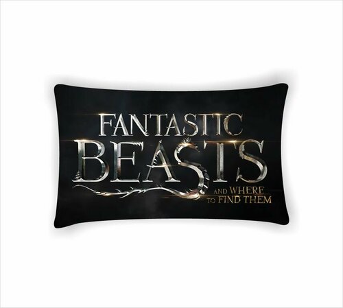 Подушка Fantastic Beasts, Фантастические твари №12, Картинка с двух сторон