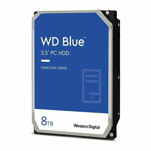 HDD диск 8TB WD Blue WD80EAZZ Serial ATA III 5640 rpm 128Mb 2039700₽