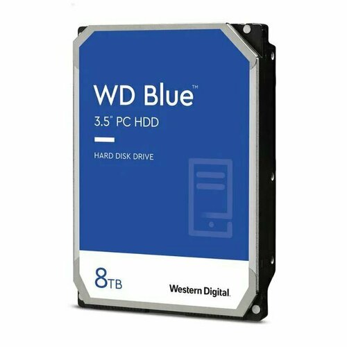 HDD диск 8TB WD Blue WD80EAZZ Serial ATA III, 5640 rpm, 128Mb