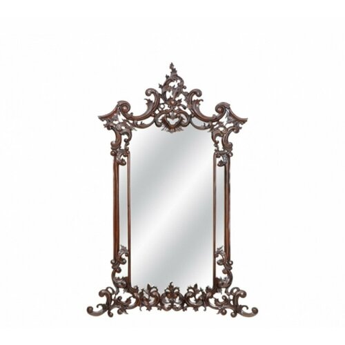 Зеркало из массива красного дерева