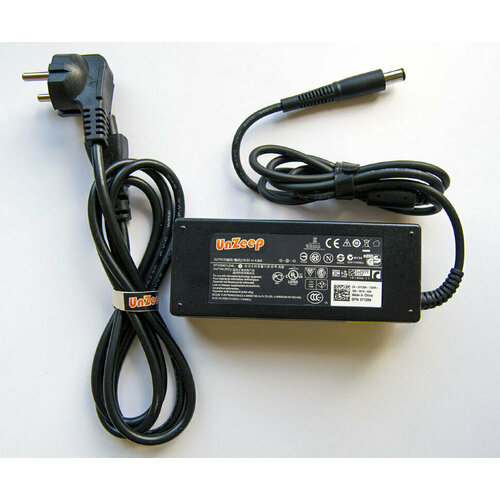 Для Dell PA-6 Зарядное устройство UnZeep, блок питания ноутбука (адаптер + сетевой кабель) для dell pa 8 зарядное устройство unzeep блок питания ноутбука адаптер сетевой кабель