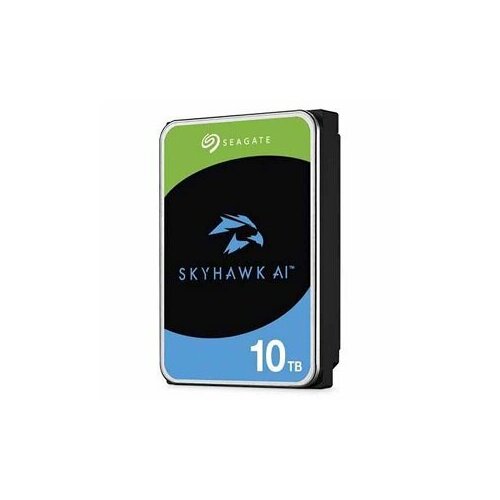 Жесткий диск HDD 10Tb Seagate, SATA-III, 256Mb, 7200rpm, SkyHawk AI (ST10000VE000)