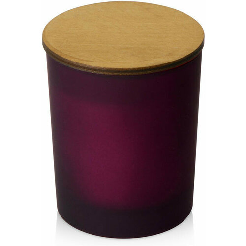 Свеча соевая ароматическая в стекле KIANA Niort, бордовая