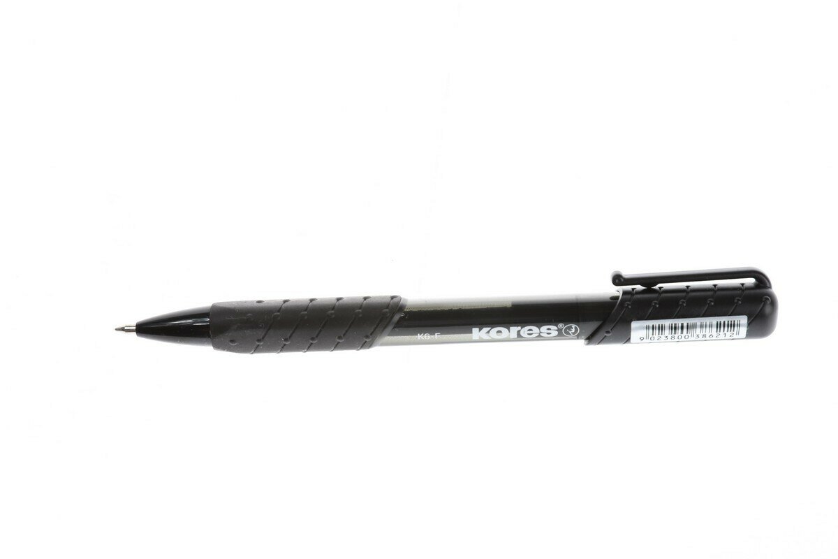 Ручка шариковая Kores черная K6-F