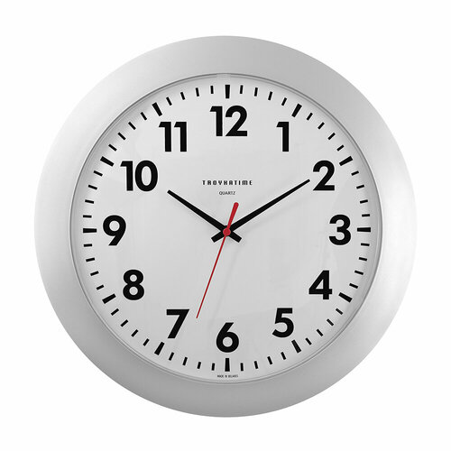 Часы настенные Модель №05 d30,5 см серые серый