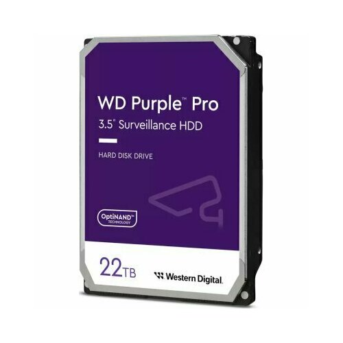 Жесткий диск WD Purple Pro 22Tb WD221PURP 6094800₽
