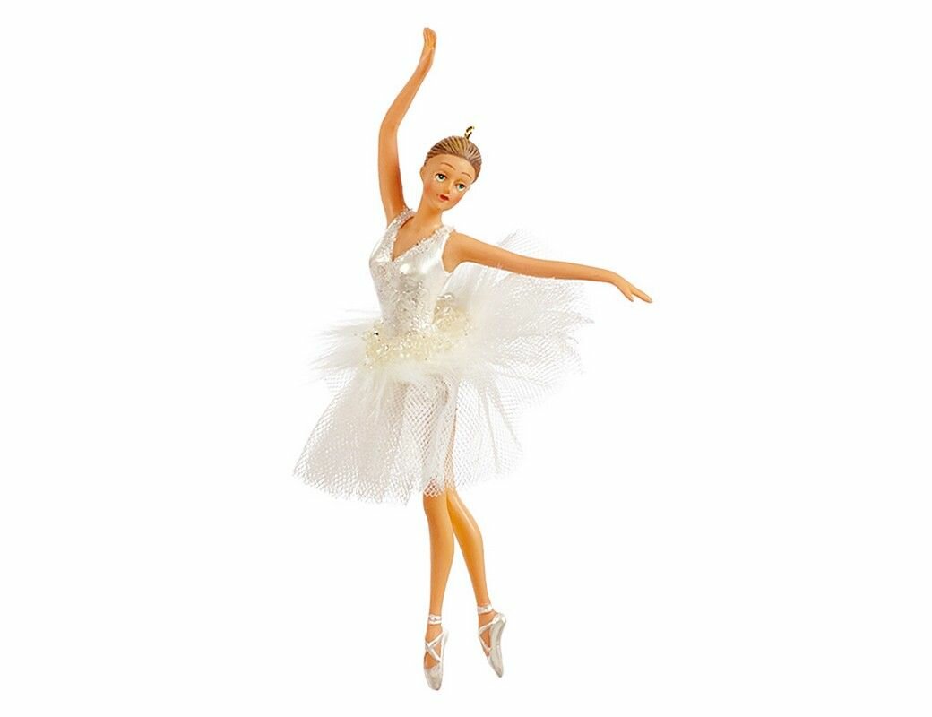 Ёлочная игрушка академия балета (балерина с поднятой рукой), полистоун, 19 см, Goodwill TR 23273-3