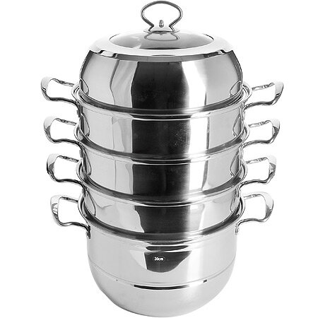 фото Мантоварка 4х-ярусная 30см.9,8л. Mayer&Boch 30907 KSMB-30907