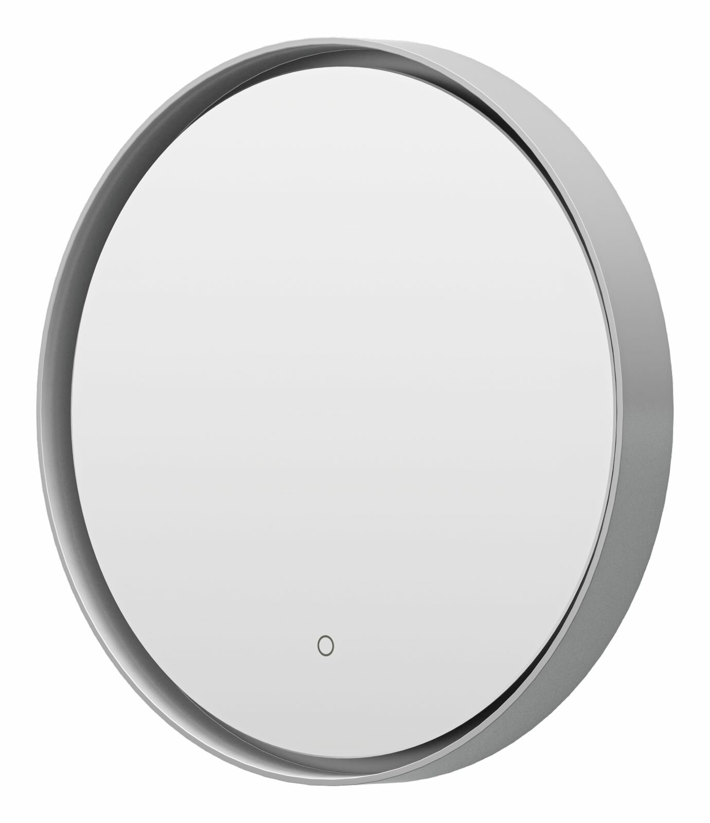 Зеркало Brevita PLUTO - 600х600 круглое (платина) сенсор на зеркале - фотография № 1