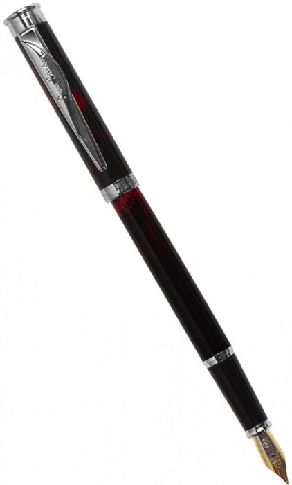 Pierre Cardin PC5020FP red Перьевая ручка pierre cardin gamme special, black lacquer / red