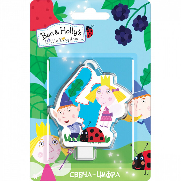 Ben and Holly Свеча-цифра №4 "Бен и Холли"