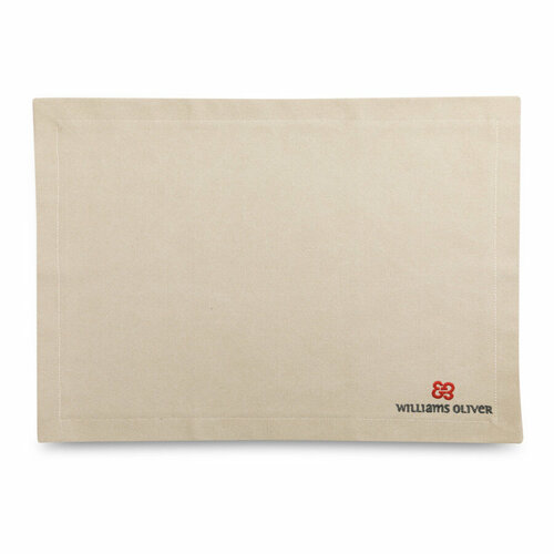 Плейсмат с вышивкой Williams Oliver 35х50 см, хлопок, слоновая кость