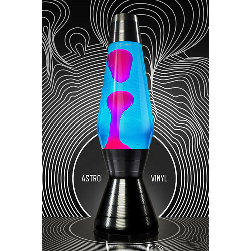 Лава-лампа Mathmos Astro Vinyl Розовая/Синяя