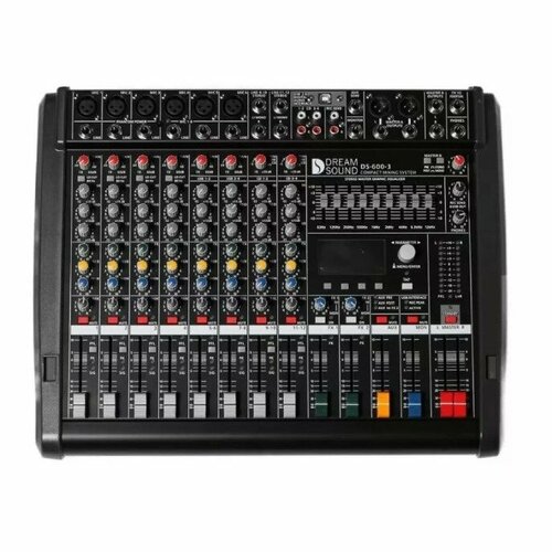 Аналоговый микшер Dreamsound DS-600-3 freeboss smr8 микшерный пульт 8 ми канальный