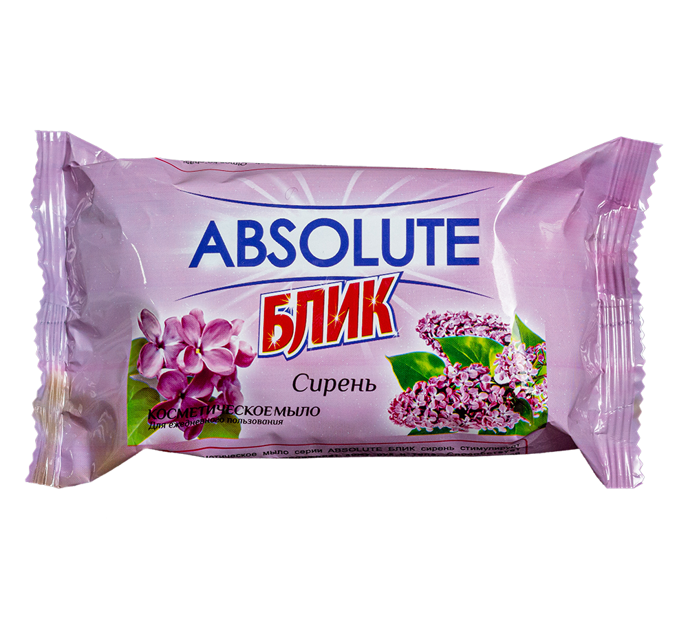 Косметическое твердое мыло ABSOLUTE BLIK - сирень 170 гр.