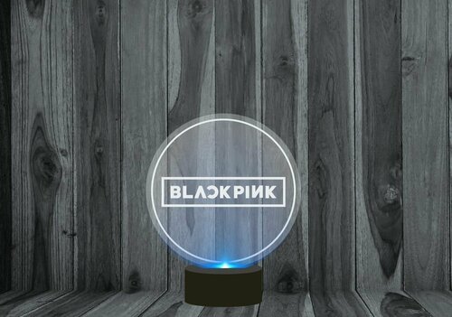 Светильник 3D, ночник Blackpink, Блэкпинк №1