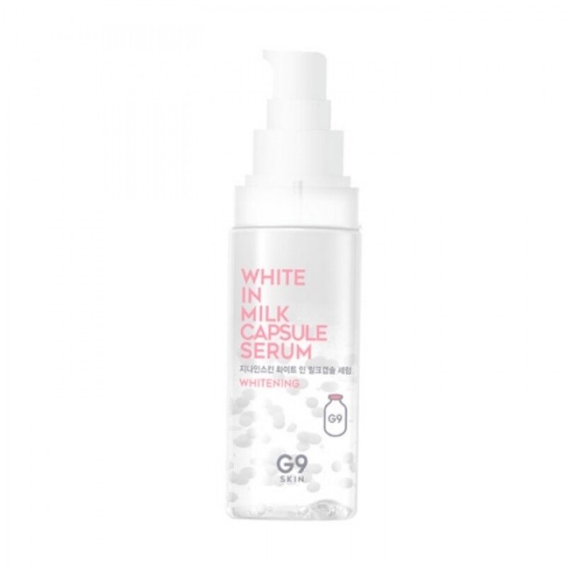Сыворотка для лица осветляющая с молочными протеинами G9SKIN Milk Serum 50мл - фото №5