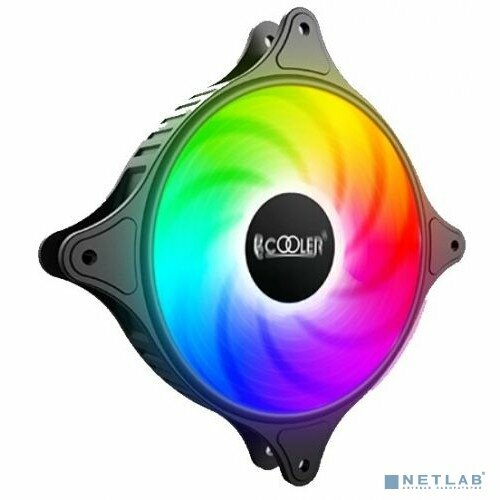 PCCooler Вентиляторы PCCooler Вентилятор FX-120-3 FIXED COLOR FAN 120x120x25mm (3pin+Molex, пит. от мат. платы и БП, 1320 об/мин) Retail