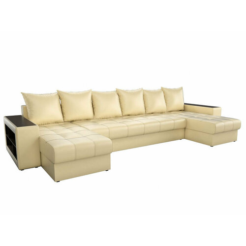 Artum П-образный диван Дубай Экокожа Бежевый