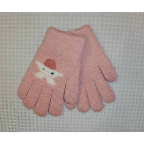 Перчатки Катюша 777, размер 4-6 лет, розовый