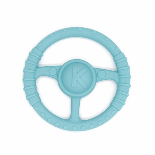 KNOPA Прорезыватель силиконовый Руль KNOPA (бирюзовый)