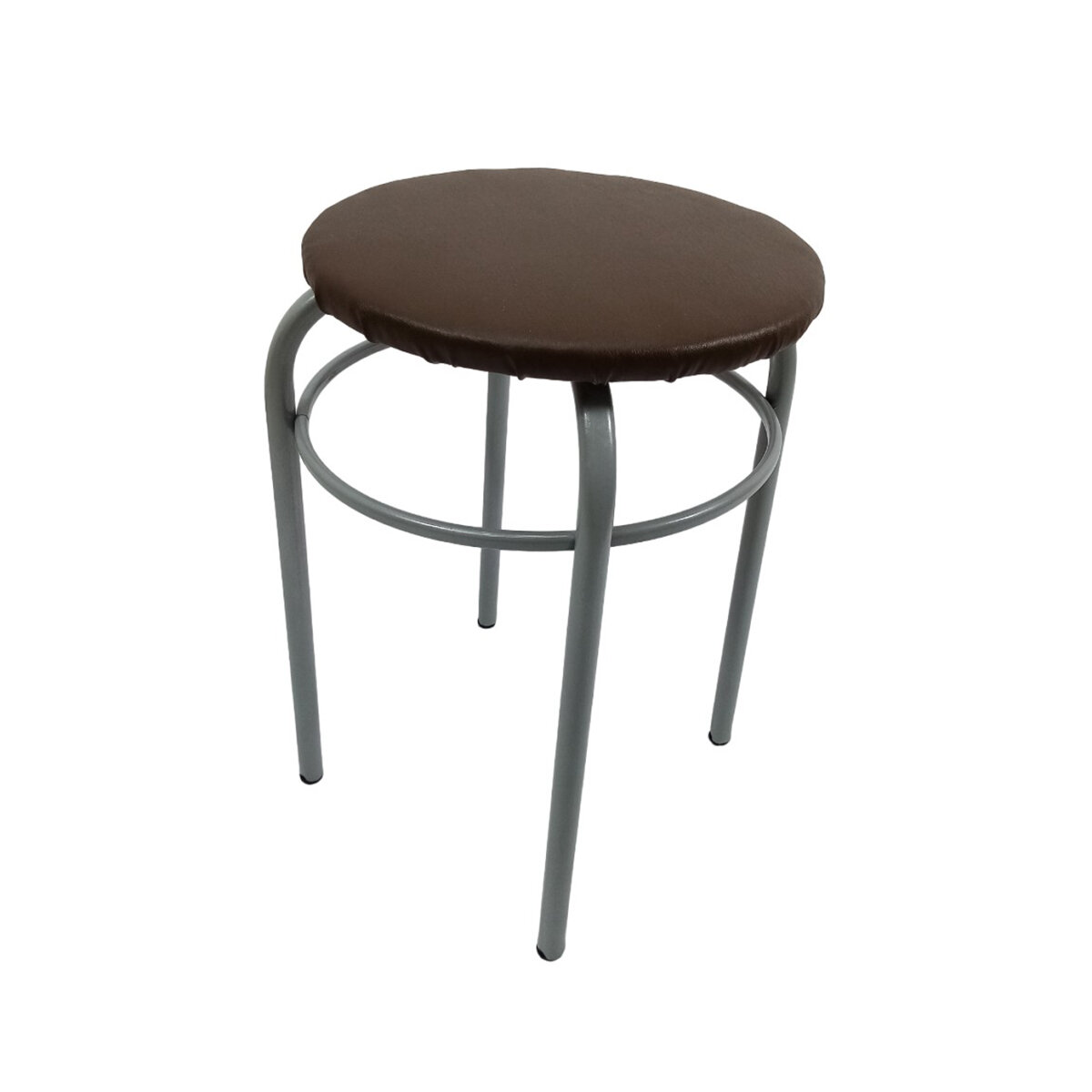 фото Табурет New Victoria Сатурн 20, мягкое круглое сиденье, d 30 cм, шоколадный